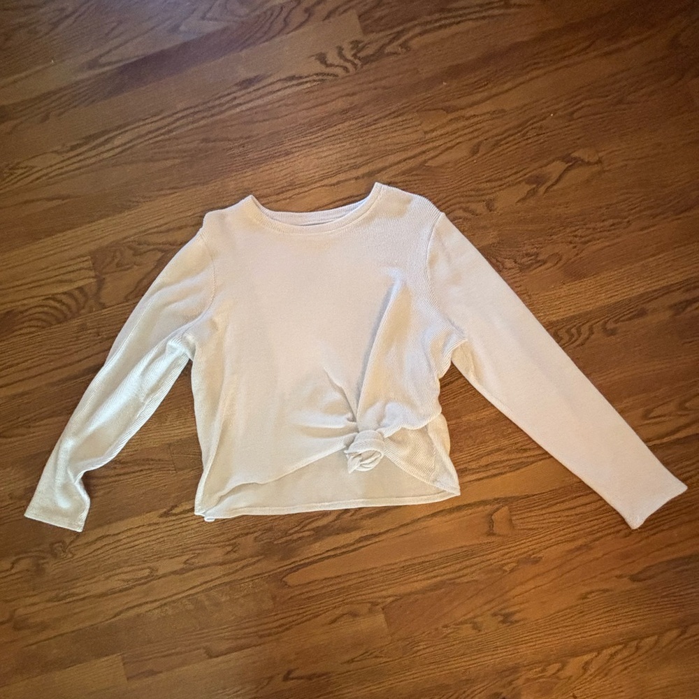 Madewell Ribbed Knit Knot Top